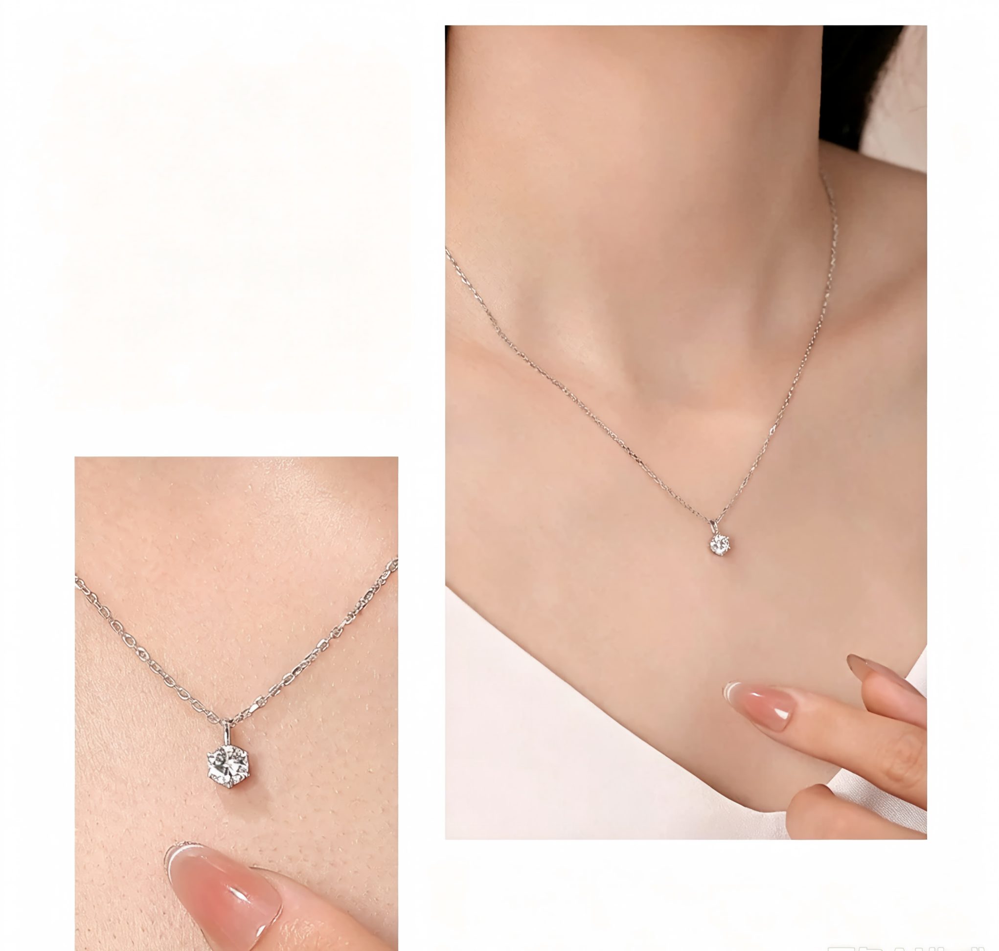 Marquise Minimalist Pendant, 1.00 ct