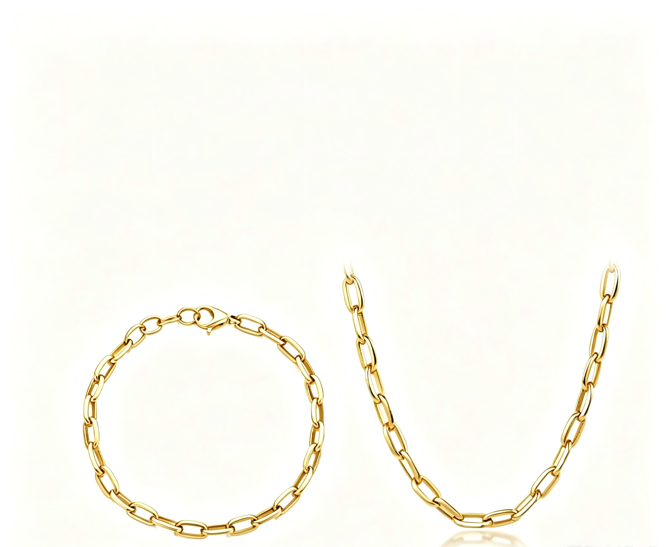 18K Yellow Gold Boundless Bracelet, approx. 5 g total weight [20 cm total length]