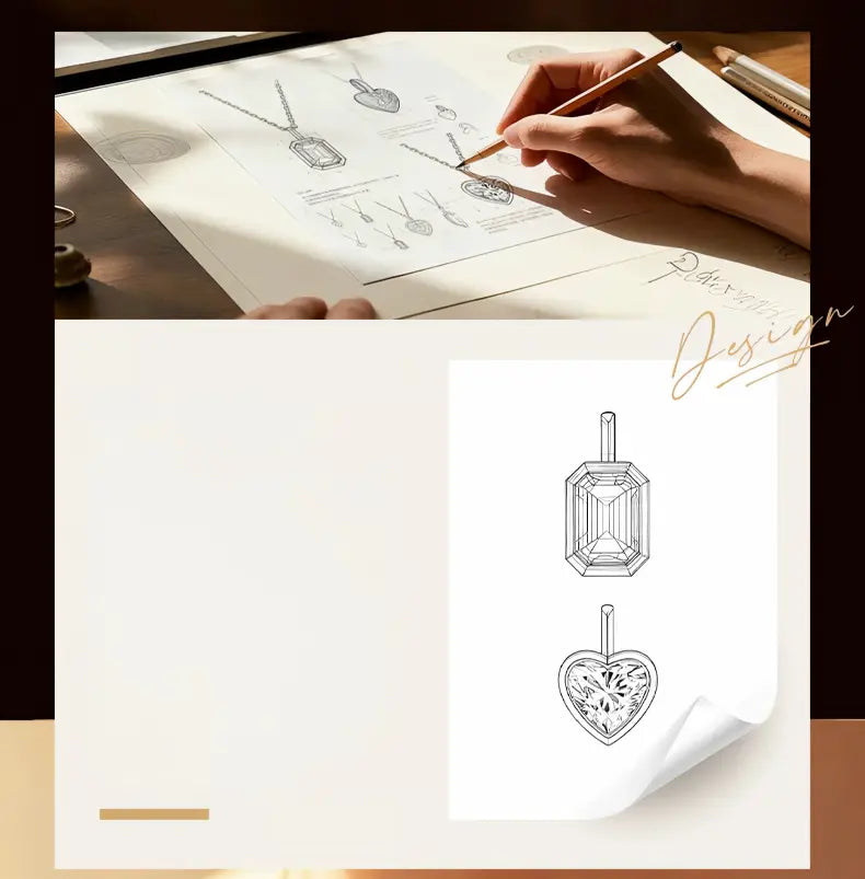 18K Yellow Gold Bezel-Set Emerald-Cut Pendant, 1.00 ct