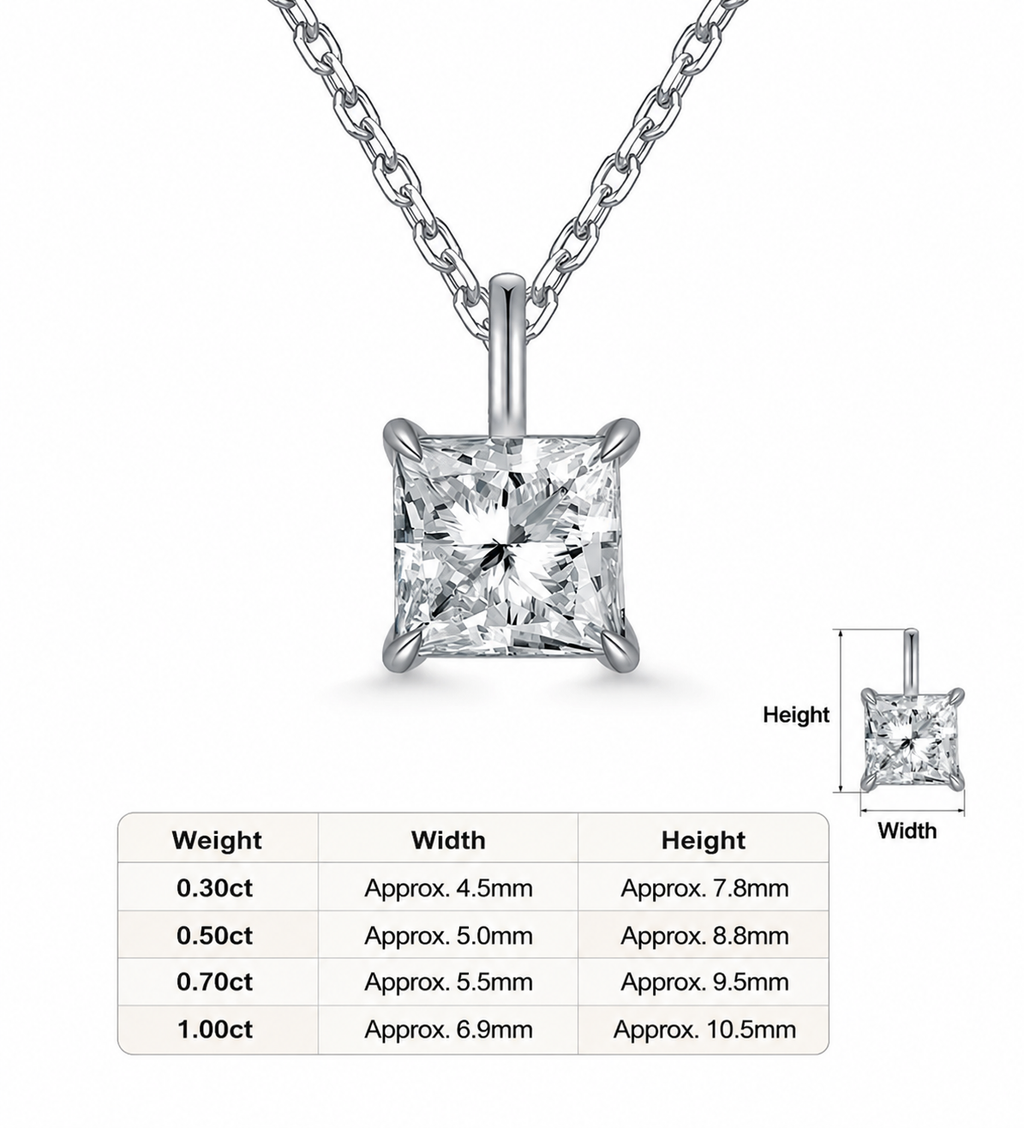 Marquise Minimalist Pendant, 1.00 ct