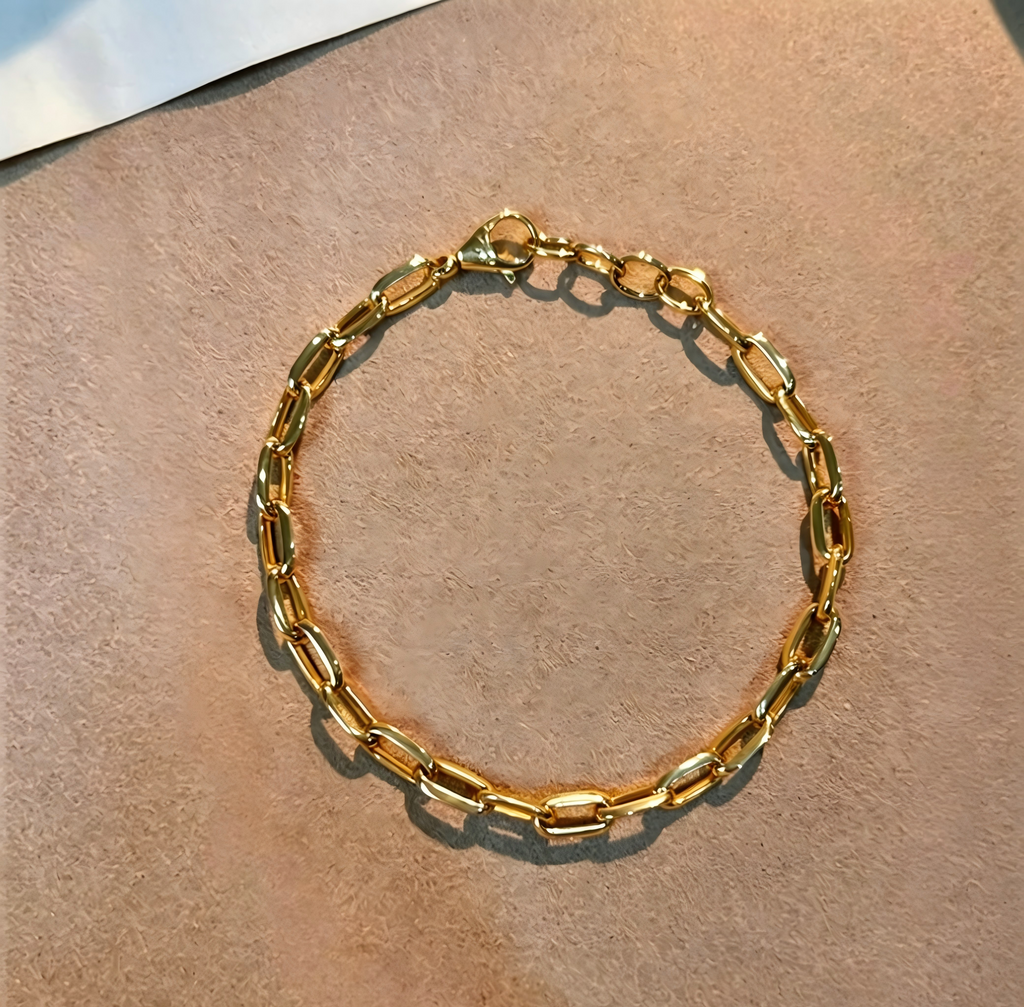 18K Yellow Gold Boundless Bracelet, approx. 5 g total weight [20 cm total length]