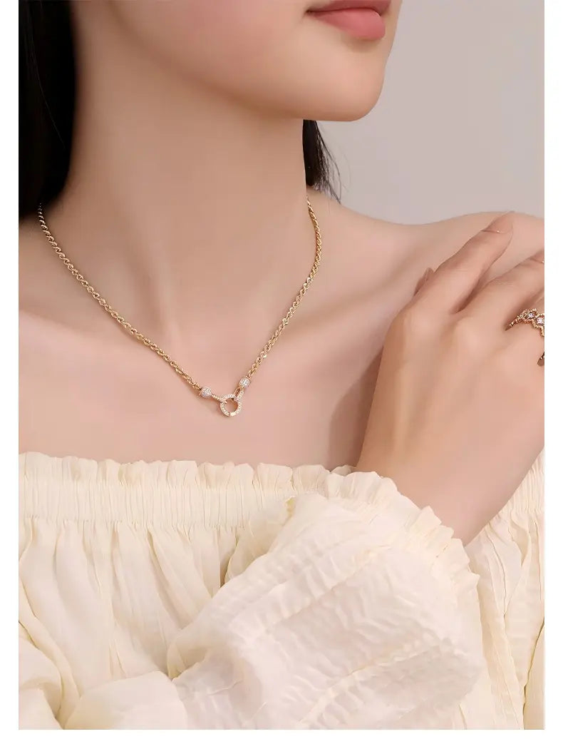 18K Yellow Gold 50 cm Enhancer Twist Chain, approx. 7 g total weight