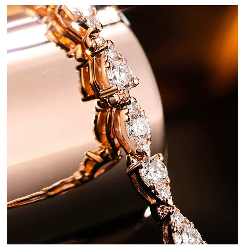 18K White Gold Floral Pear & Marquise Bracelet, 2.50ctw