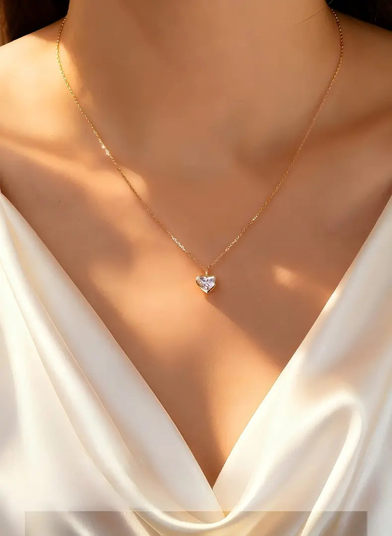 18K Yellow Gold Bezel-Set Emerald-Cut Pendant, 1.00 ct