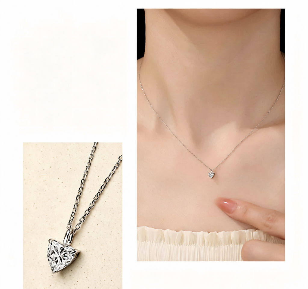 Marquise Minimalist Pendant, 1.00 ct