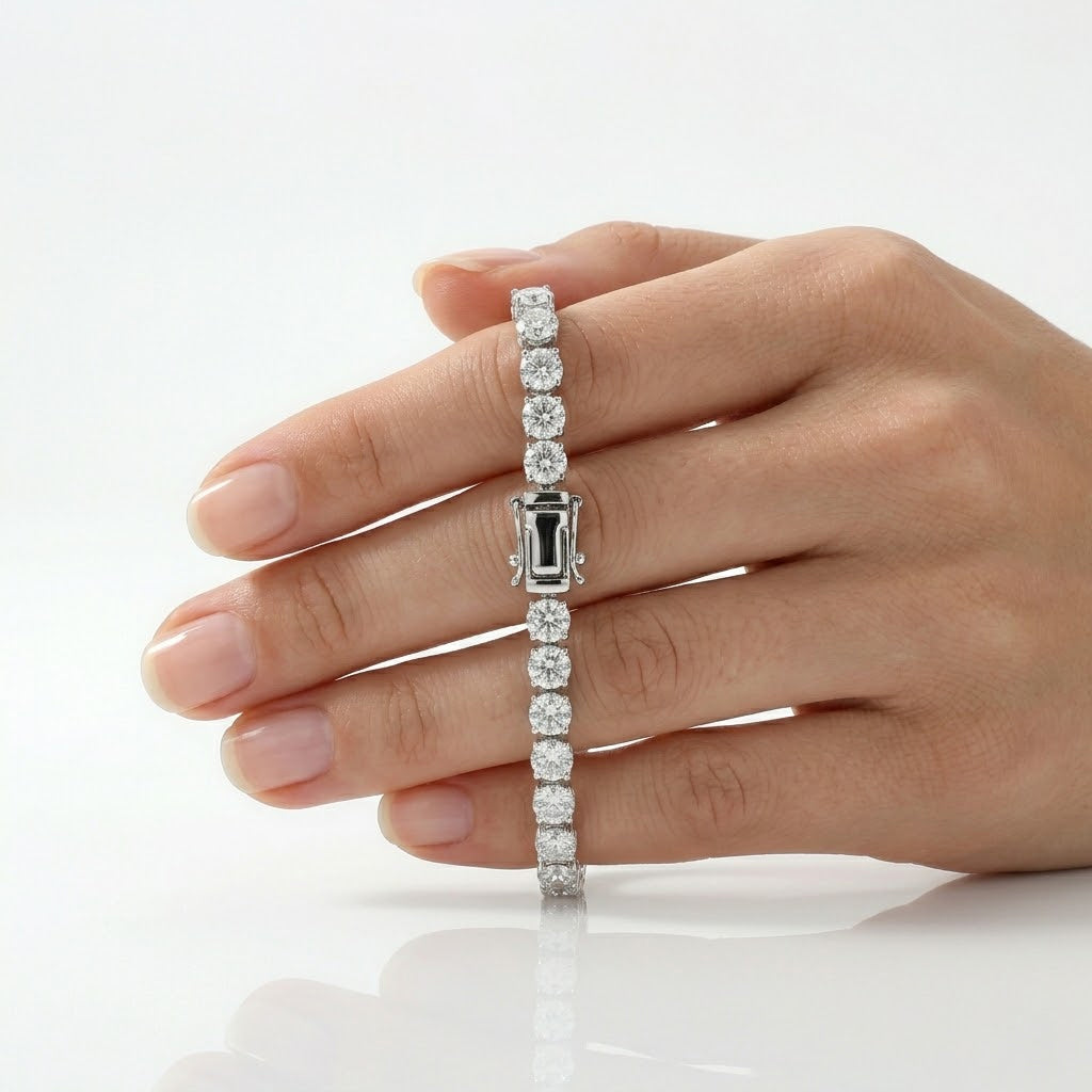Tennis Bracelet  6.76 CT